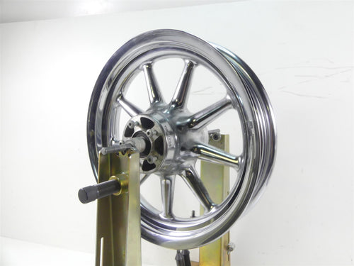 2007 Harley FLHTCU SE CVO Electra Glide Front 9 Spoke Chrome Wheel 16x3 43539-08 | Mototech271