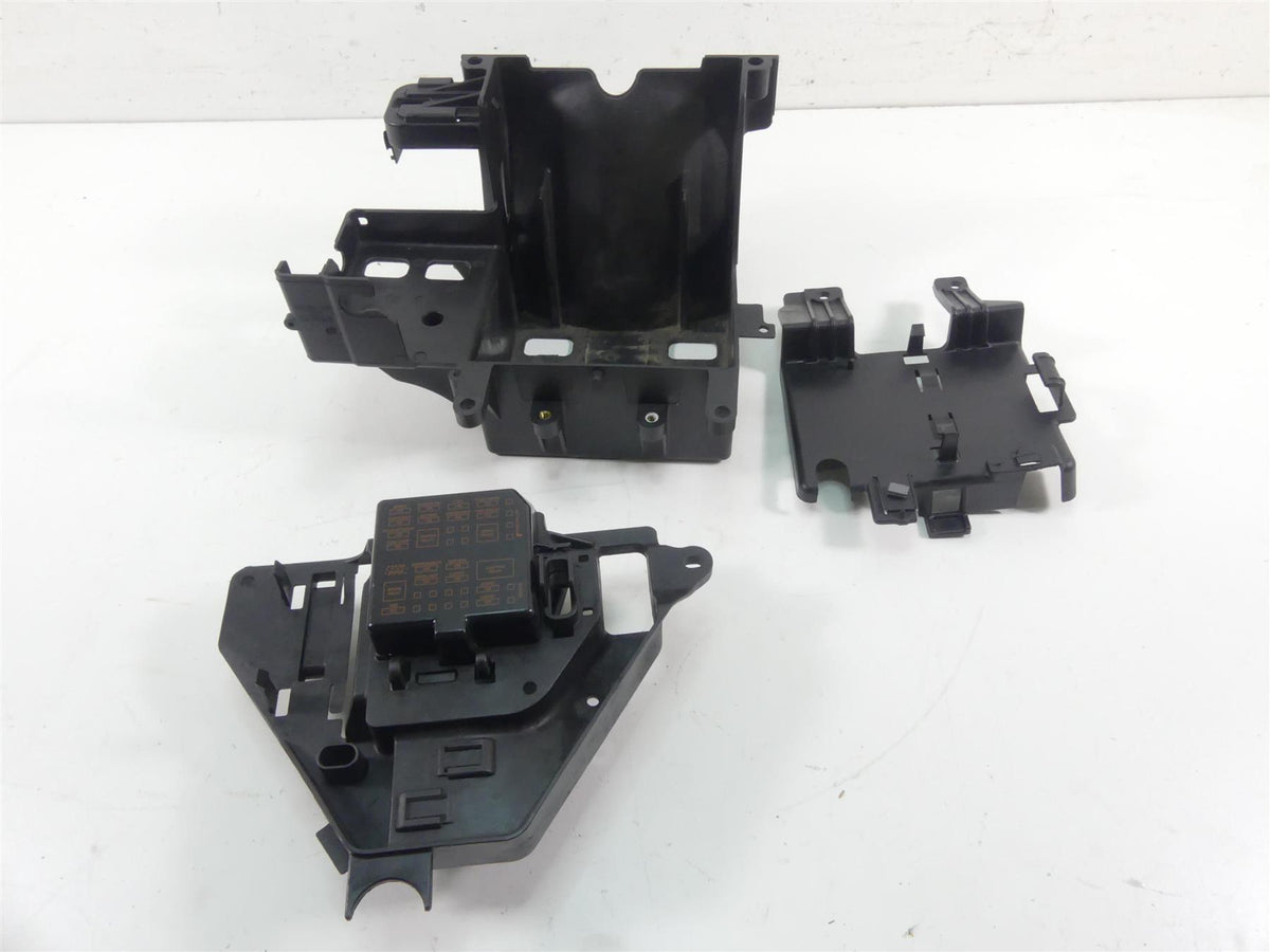 2013 Harley Touring FLTRX Road Glide Battery Tray Electrical Holder Set 66281-09 {{ shop.shopifyCountryName }} - Mototech271