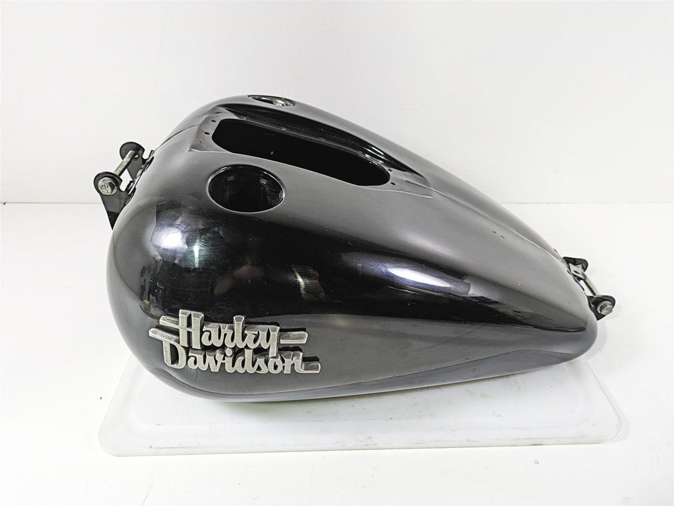 2017 Harley Dyna FXDB Street Bob Fuel Gas Tank Vivid Black - NO DENTS 61000707 {{ shop.shopifyCountryName }} - Mototech271