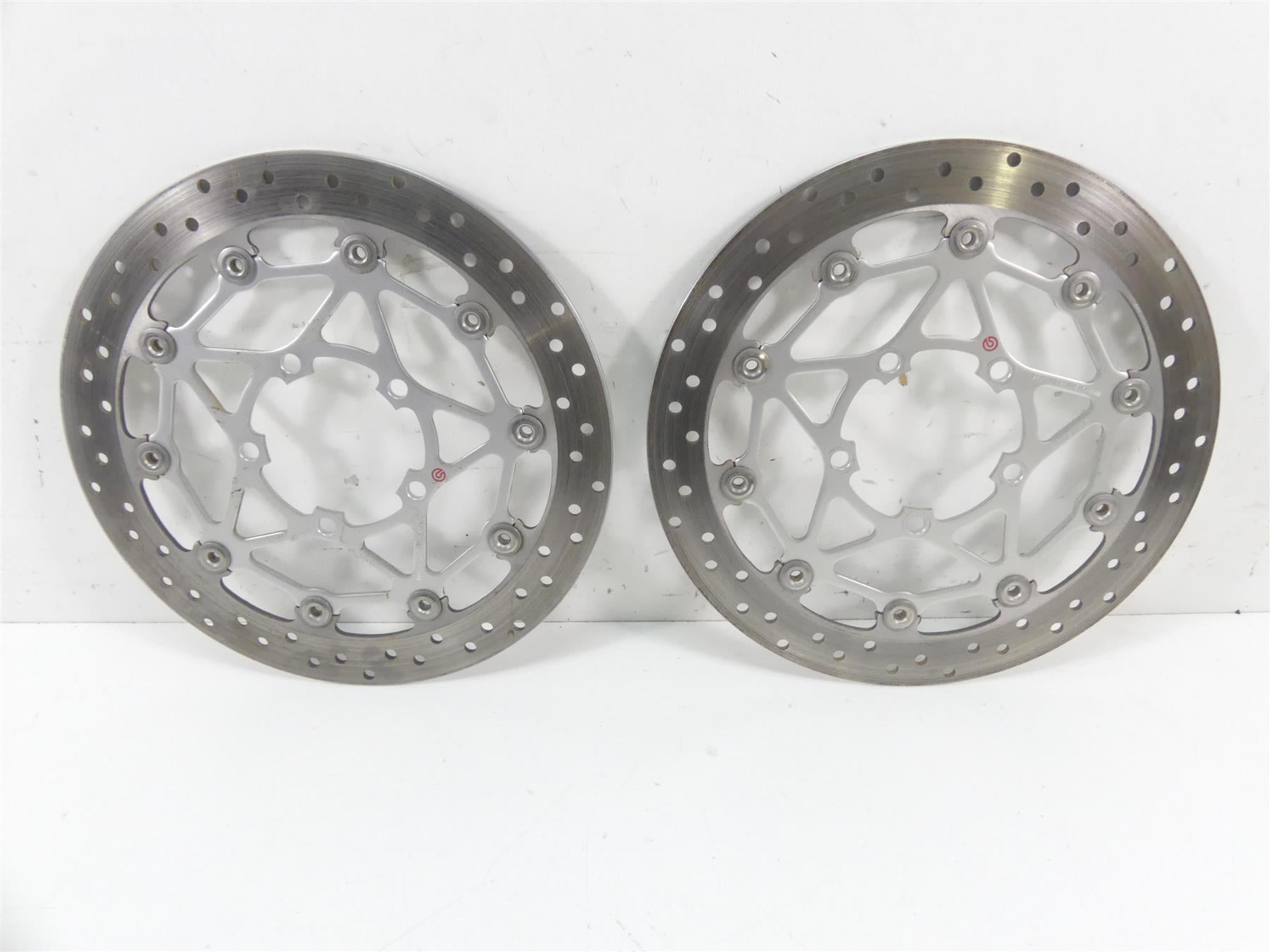 2017 Triumph Thruxton 1200 R Front Brembo Brake Rotor Disc Set T2022080 | Mototech271