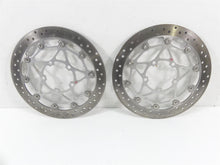 Load image into Gallery viewer, 2017 Triumph Thruxton 1200 R Front Brembo Brake Rotor Disc Set T2022080 | Mototech271

