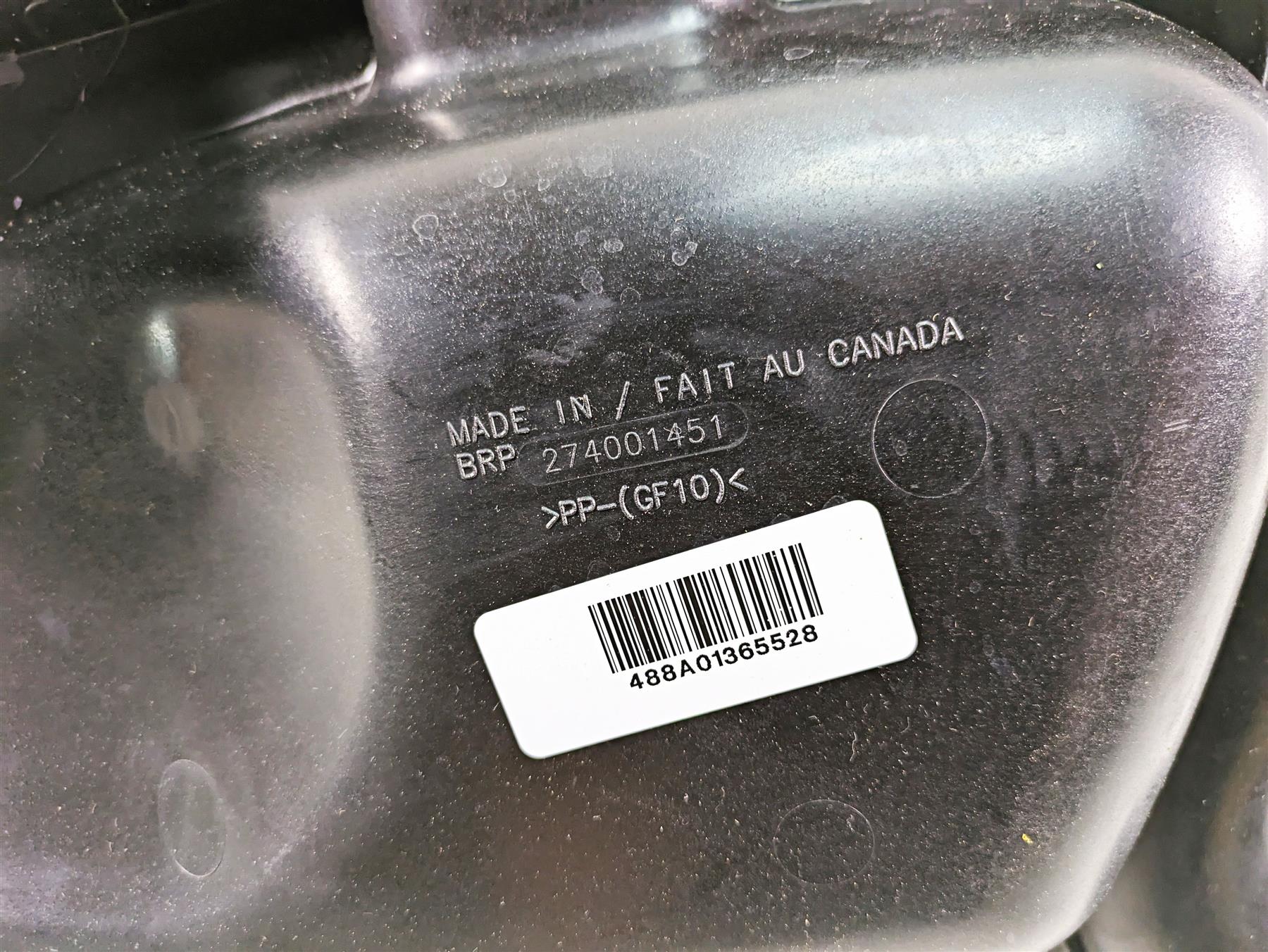 2019 Sea-Doo Spark 900 Trixx Exhaust Resonator 274001451 {{ shop.shopifyCountryName }} - Mototech271