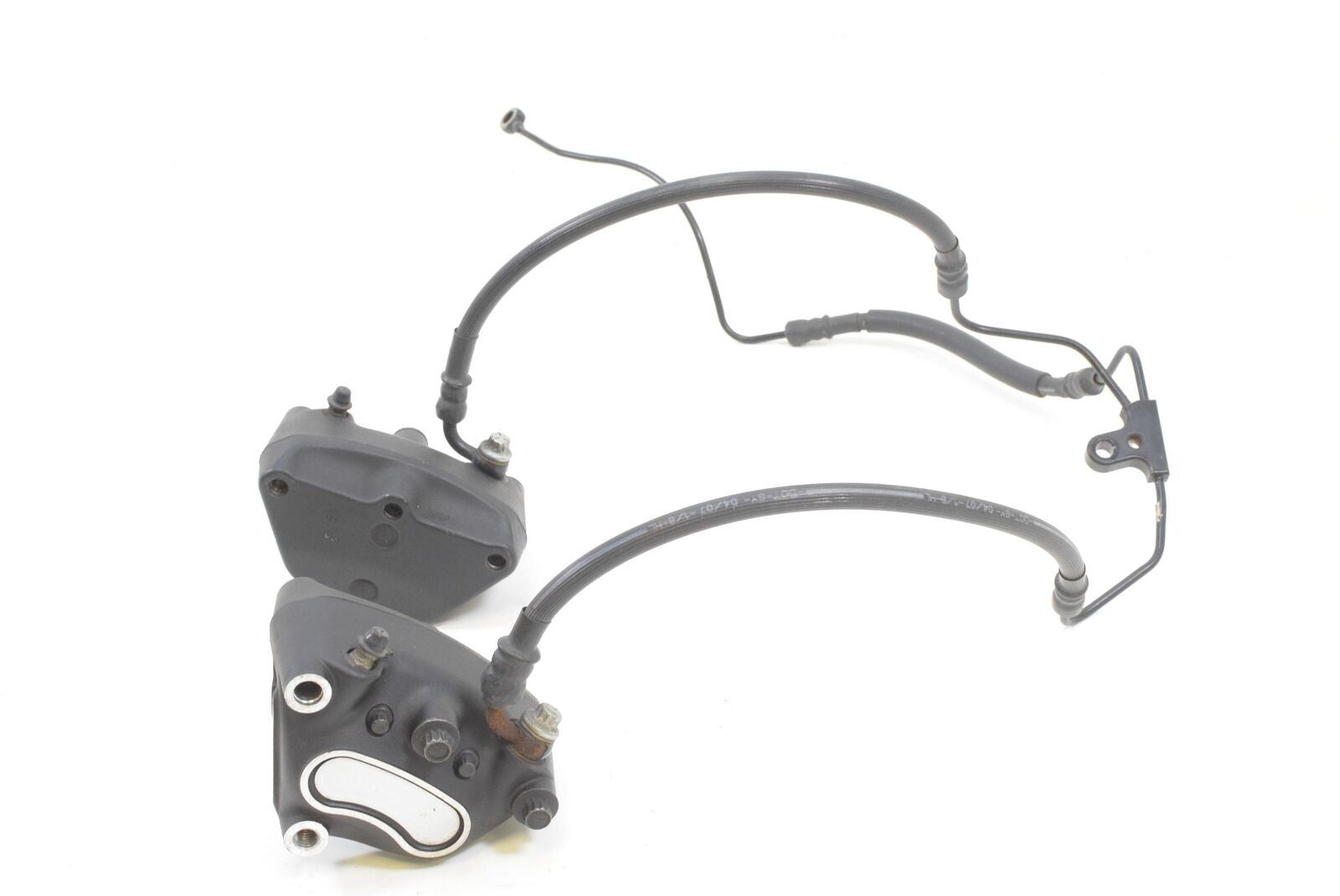 2007 Harley Touring FLHX Street Glide Front Brake Caliper Set 44023-00C 44046-00 {{ shop.shopifyCountryName }} - Mototech271