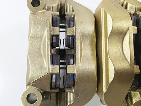 2007 Mv Agusta F4 1000R 312 Brembo 100mm Gold Front Brake Caliper Set 8000A6415-Mototech271