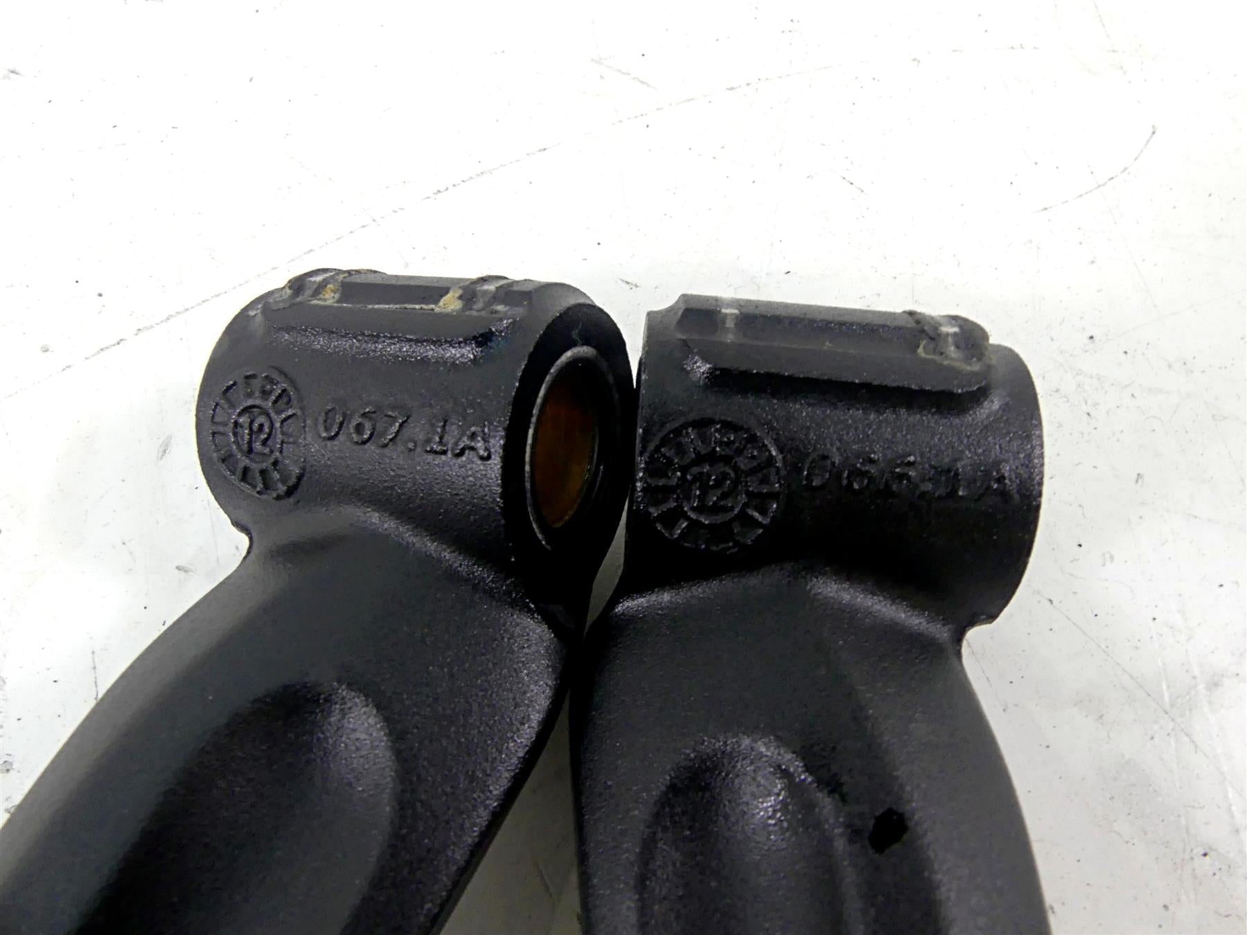 2013 Ducati Diavel Red Rear Passenger Footpeg Foot Peg Set 46520671A 46520661A {{ shop.shopifyCountryName }} - Mototech271