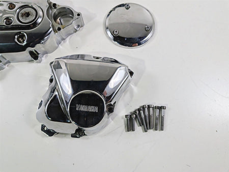 2008 Yamaha XV1900 Roadliner S Chrome Engine Motor Cover Set 1D7-15411-00 {{ shop.shopifyCountryName }} - Mototech271