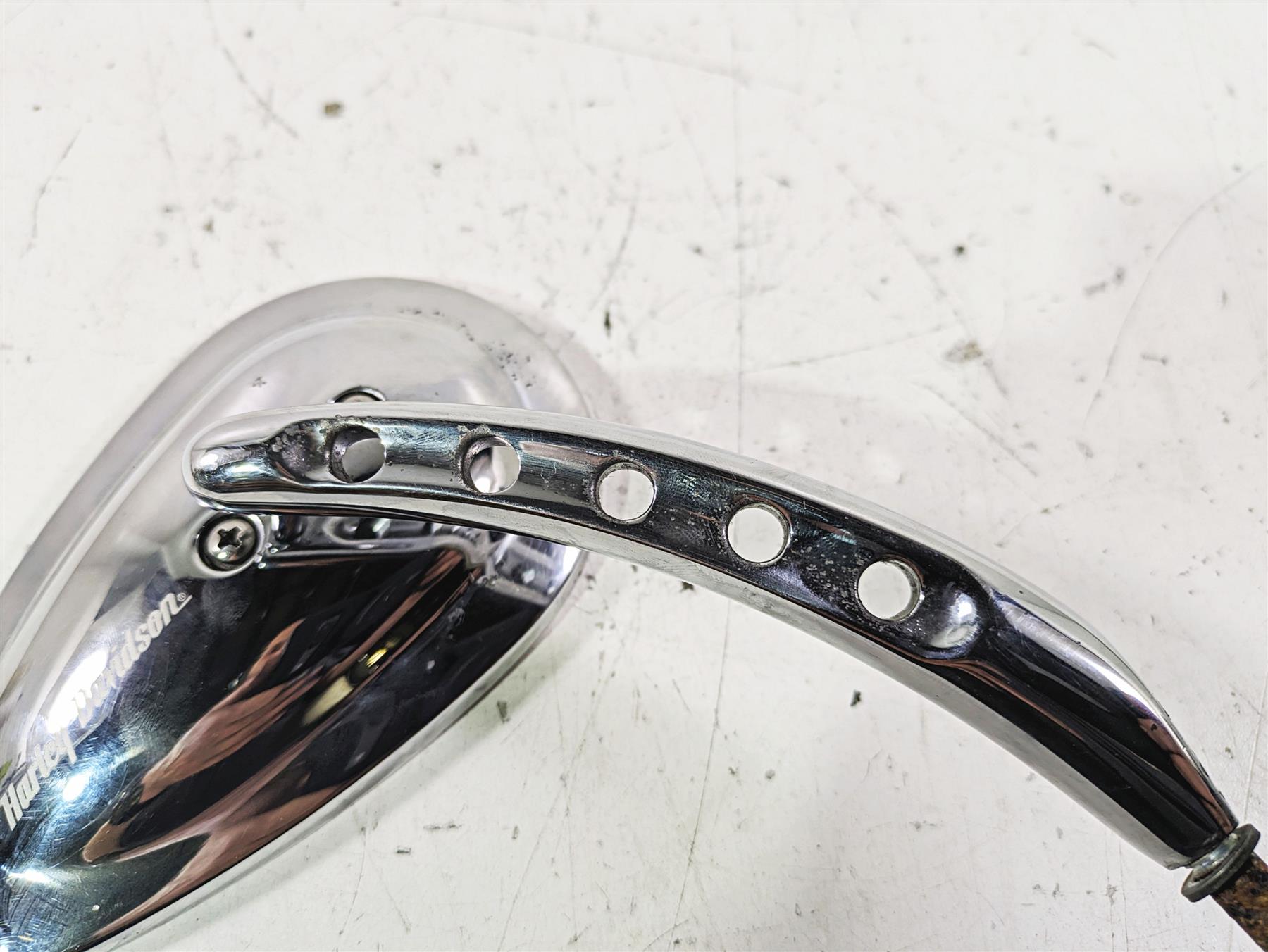 2005 Harley Softail FLSTFSE CVO Fat Boy Right Rear View Mirror 91987-05 {{ shop.shopifyCountryName }} - Mototech271