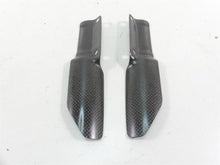 Load image into Gallery viewer, 2007 Ducati Sport Classic GT1000 Carbon Fiber Fork Covers Carbonfiberman 3.07MTD | Mototech271
