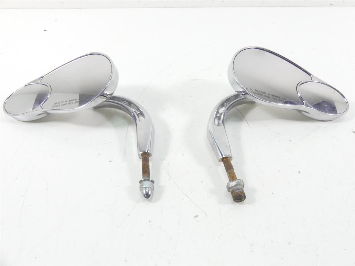 2008 Harley FXCWC Softail Rocker C Split Chrome Rear View Mirrors 91845-03B {{ shop.shopifyCountryName }} - Mototech271