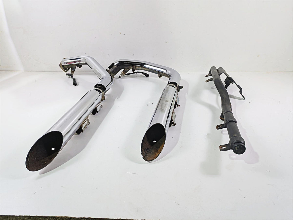 2007 Harley Sportster XL1200 C Exhaust Header & Slash Cut Muffler Set 64942-07 {{ shop.shopifyCountryName }} - Mototech271
