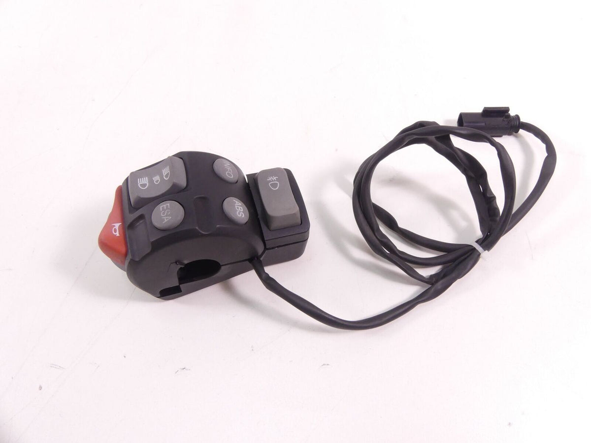 2010 BMW R1200GS Adventure K255 Left Control Switch Esa Fog Lights 61317704625 {{ shop.shopifyCountryName }} - Mototech271