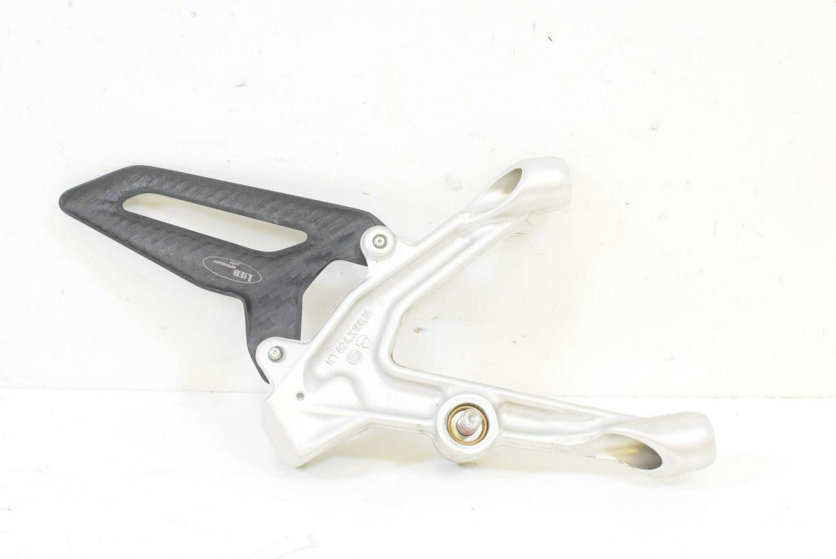 2014 Ducati Panigale 1199 S Left Front Footpeg Bracket Heel Guard 82421861A {{ shop.shopifyCountryName }} - Mototech271