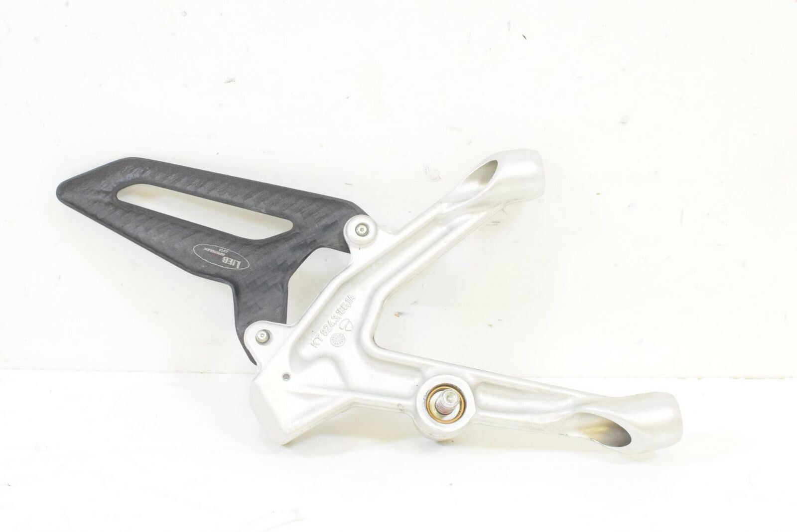 2014 Ducati Panigale 1199 S Left Front Footpeg Bracket Heel Guard 82421861A {{ shop.shopifyCountryName }} - Mototech271