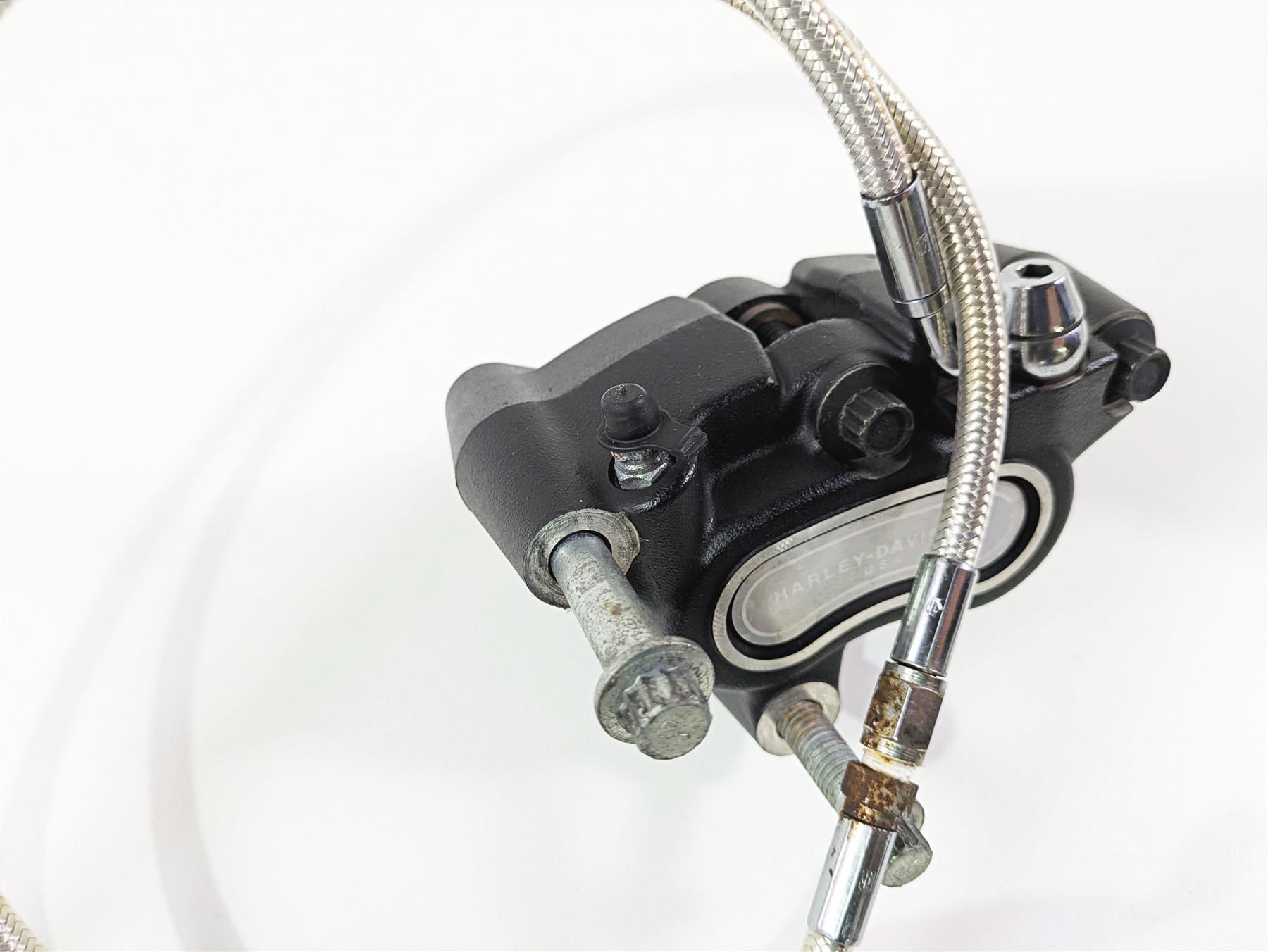2008 Harley FXCWC Softail Rocker Front Brake Caliper 44046-08 {{ shop.shopifyCountryName }} - Mototech271