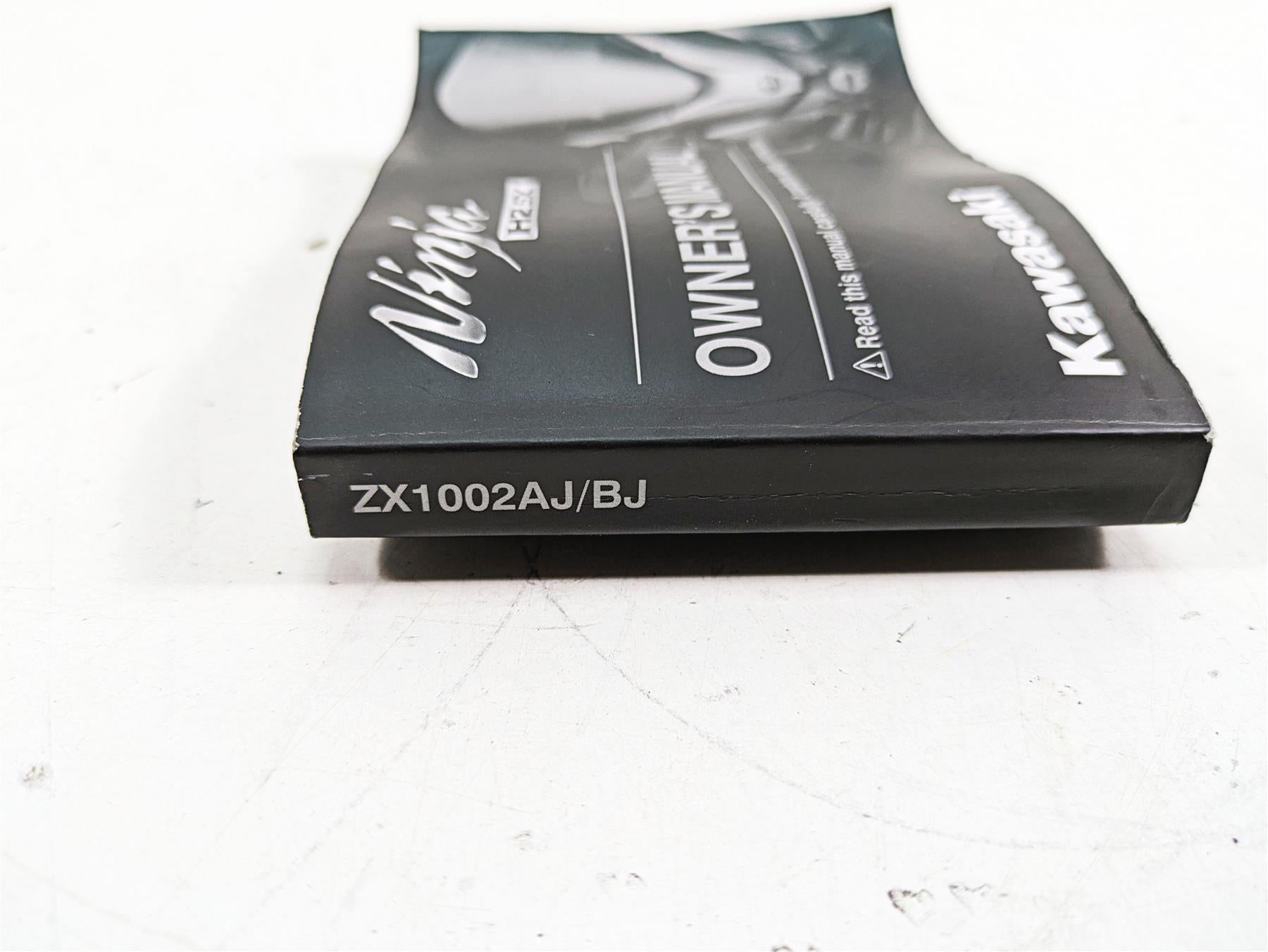 2018 Kawasaki ZX1002 Ninja H2 SX Owners Manual Booklet ZX1002AJ/BJ 99987-0050 {{ shop.shopifyCountryName }} - Mototech271