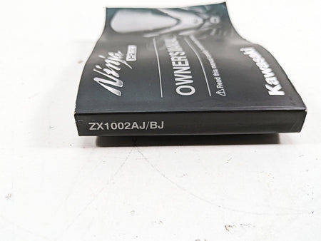 2018 Kawasaki ZX1002 Ninja H2 SX Owners Manual Booklet ZX1002AJ/BJ 99987-0050 {{ shop.shopifyCountryName }} - Mototech271