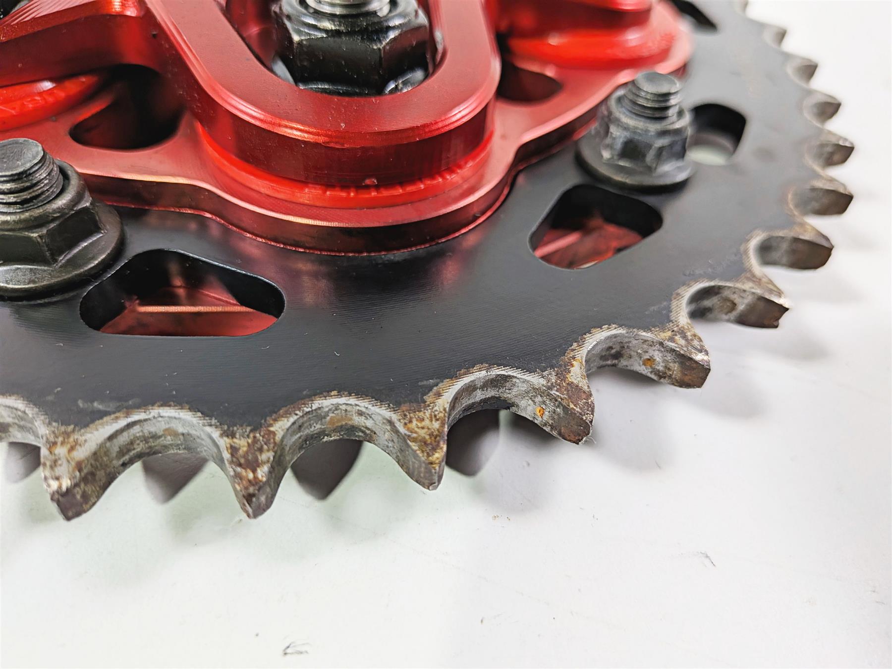 2017 Ducati Panigale 1299 AEM Factory Red Sprocket & Flange DU092