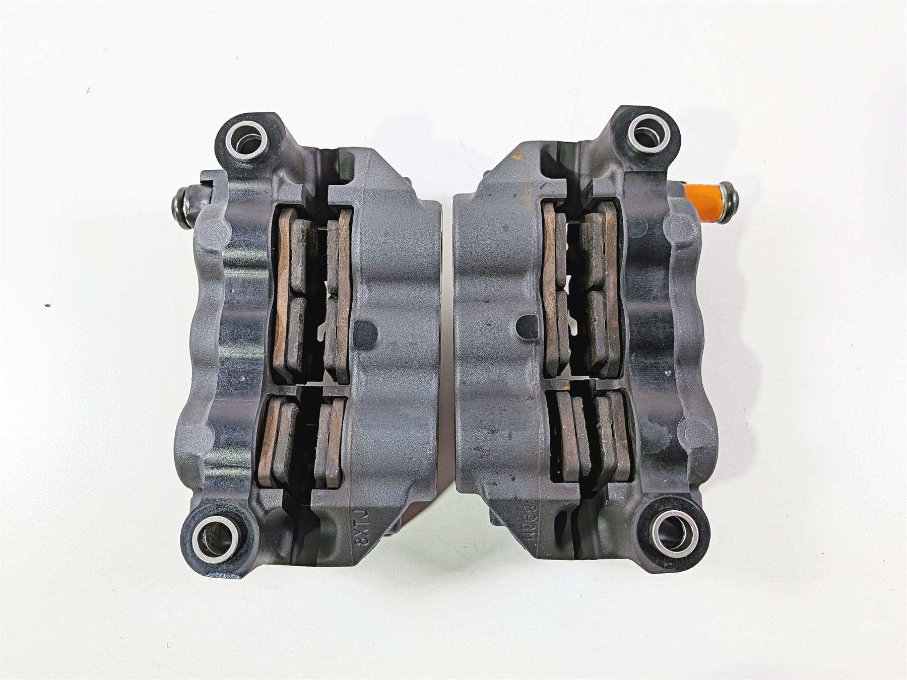 2009 Yamaha VMX17 V-Max 1700 Front Brake Caliper Set 128mm 4C8-2580T-10-00-Mototech271