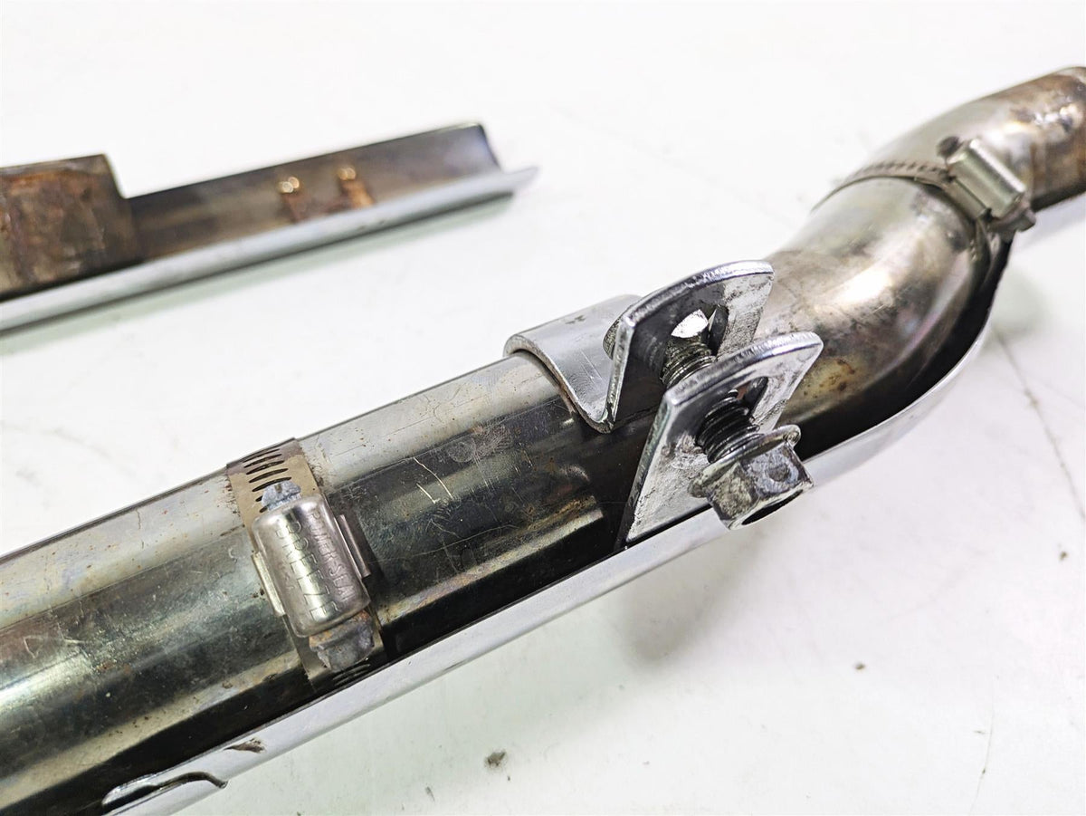 2004 Harley Softail FLSTF Fat Boy Stock Exhaust Header Manifold Set 65499-00A {{ shop.shopifyCountryName }} - Mototech271