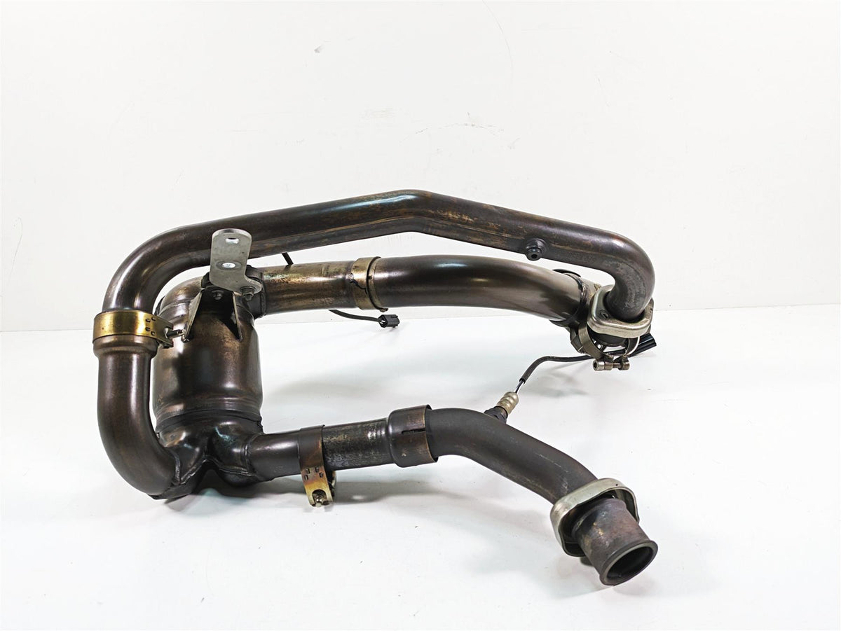2011 Ducati Hypermotard 1100 Evo SP Stock Exhaust Header& Mid Pipe 57221571B {{ shop.shopifyCountryName }} - Mototech271