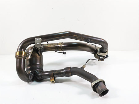 2011 Ducati Hypermotard 1100 Evo SP Stock Exhaust Header& Mid Pipe 57221571B {{ shop.shopifyCountryName }} - Mototech271