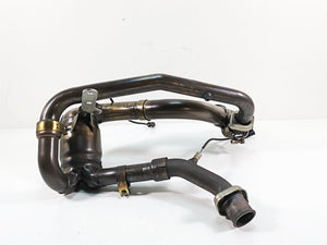 2011 Ducati Hypermotard 1100 Evo SP Stock Exhaust Header&  Mid Pipe 57221571B