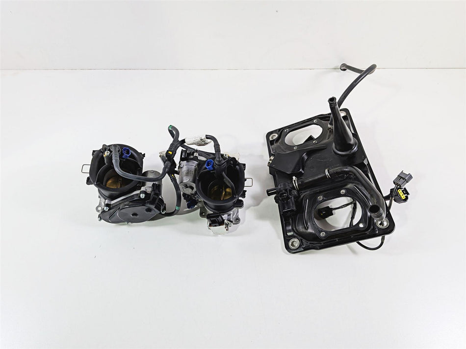 2019 Ducati 959 Panigale Mikuni Throttle Bodies + Wiring & Housing 28240921A {{ shop.shopifyCountryName }} - Mototech271