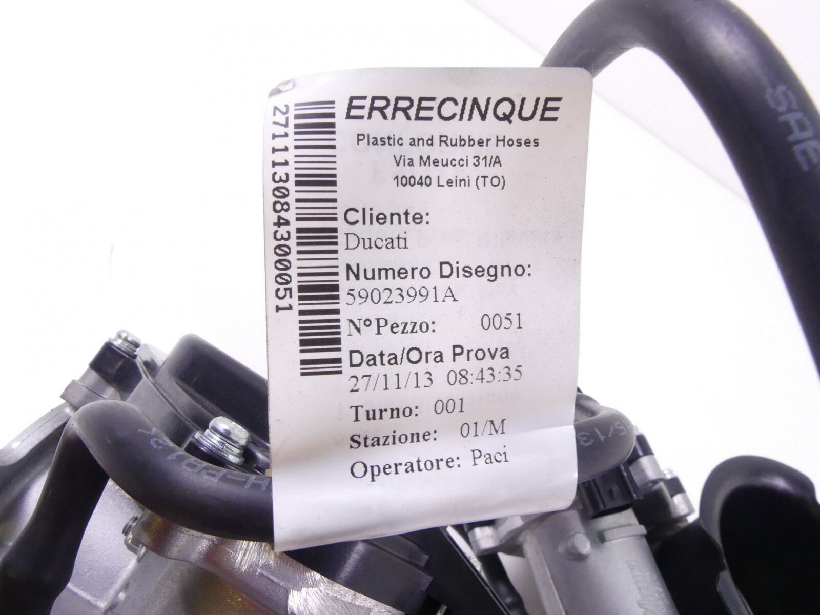 2014 Ducati 899 Panigale Throttle Body Set With Air Box Cover 28240921A {{ shop.shopifyCountryName }} - Mototech271