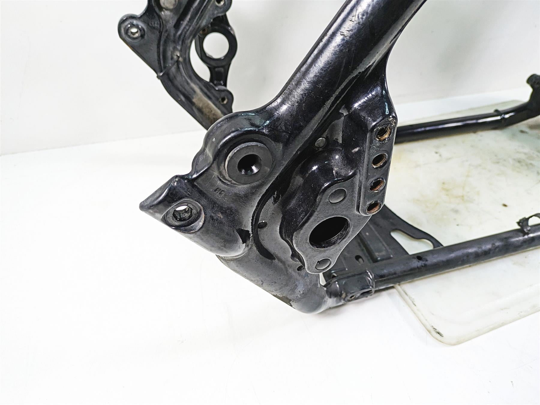 2011 Harley Touring FLTRU Road Glide Straight Main Frame Chassis With Clear Texas Title 47900-11BHP {{ shop.shopifyCountryName }} - Mototech271