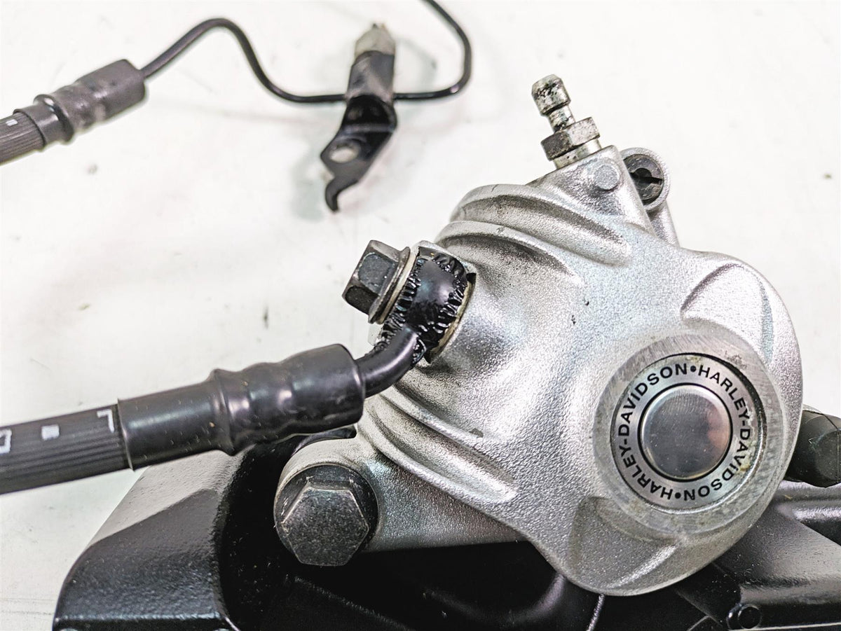 2007 Harley Sportster XL1200 C Rear Brake Caliper + Bracket & Line 42029-07 {{ shop.shopifyCountryName }} - Mototech271