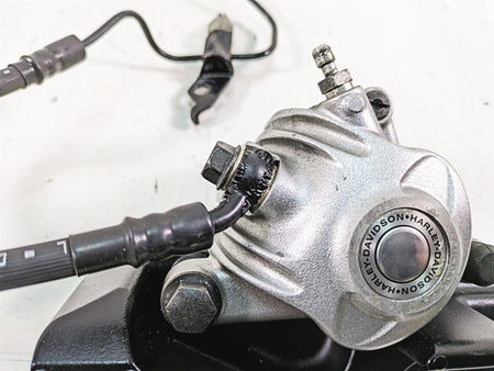 2007 Harley Sportster XL1200 C Rear Brake Caliper + Bracket & Line 42029-07 {{ shop.shopifyCountryName }} - Mototech271