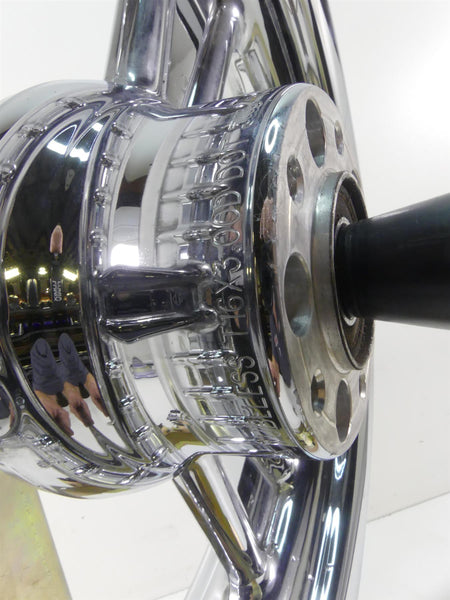 2004 Harley FLHTC SE CVO Electra Glide Straight Front Wheel Rim 16x3 43478-04 {{ shop.shopifyCountryName }} - Mototech271