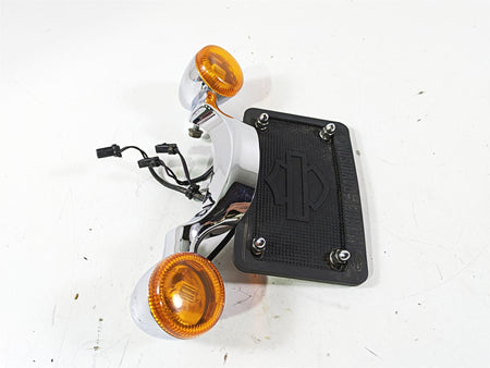 2012 Harley FLD Dyna Switchback Rear Chrome Blinker Turn Signal Bar 68629-05 {{ shop.shopifyCountryName }} - Mototech271