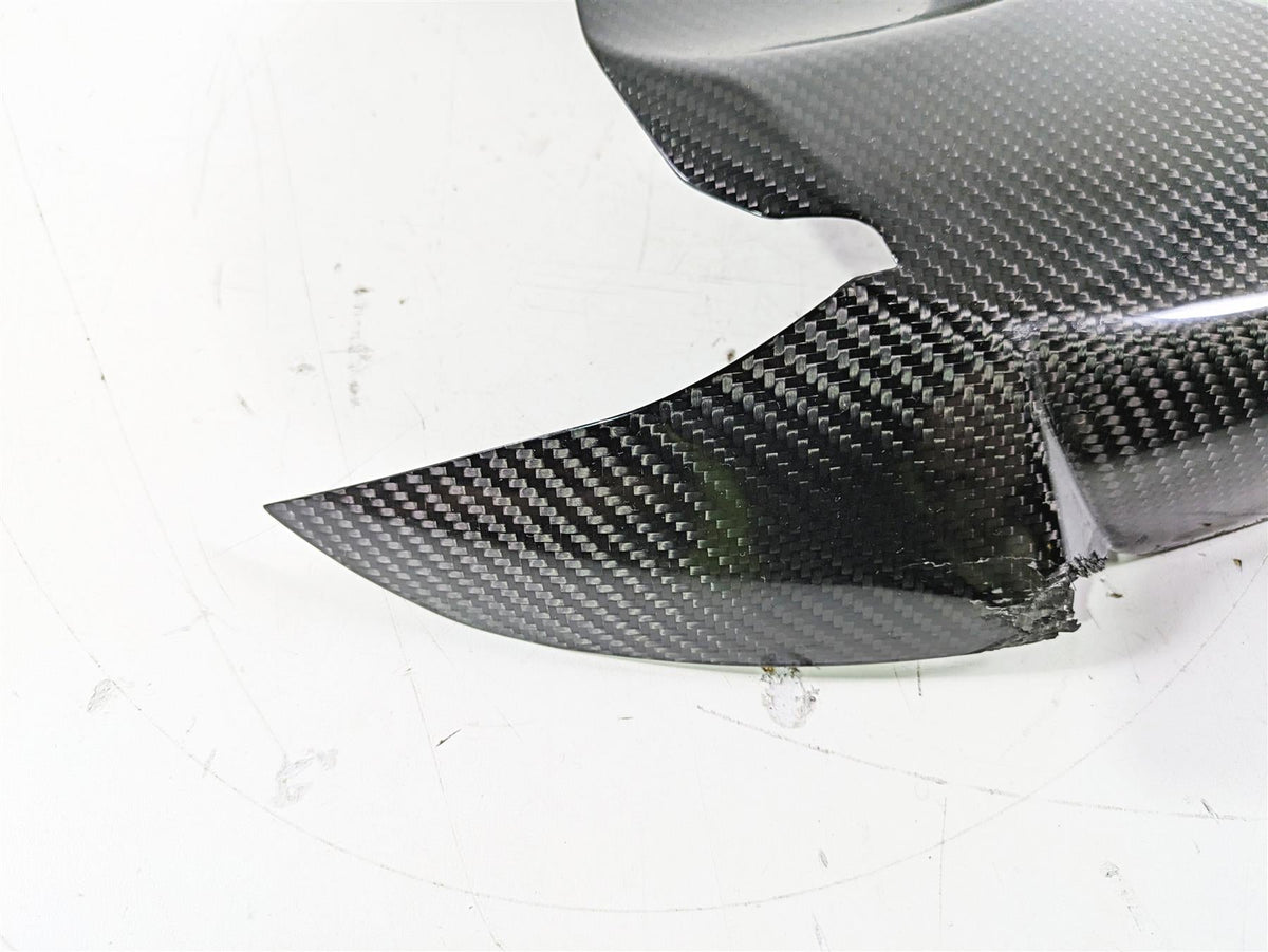 2020 Triumph Daytona 765 Moto2 Rear Lower Carbon Fender Cover -Damage T2309788 {{ shop.shopifyCountryName }} - Mototech271