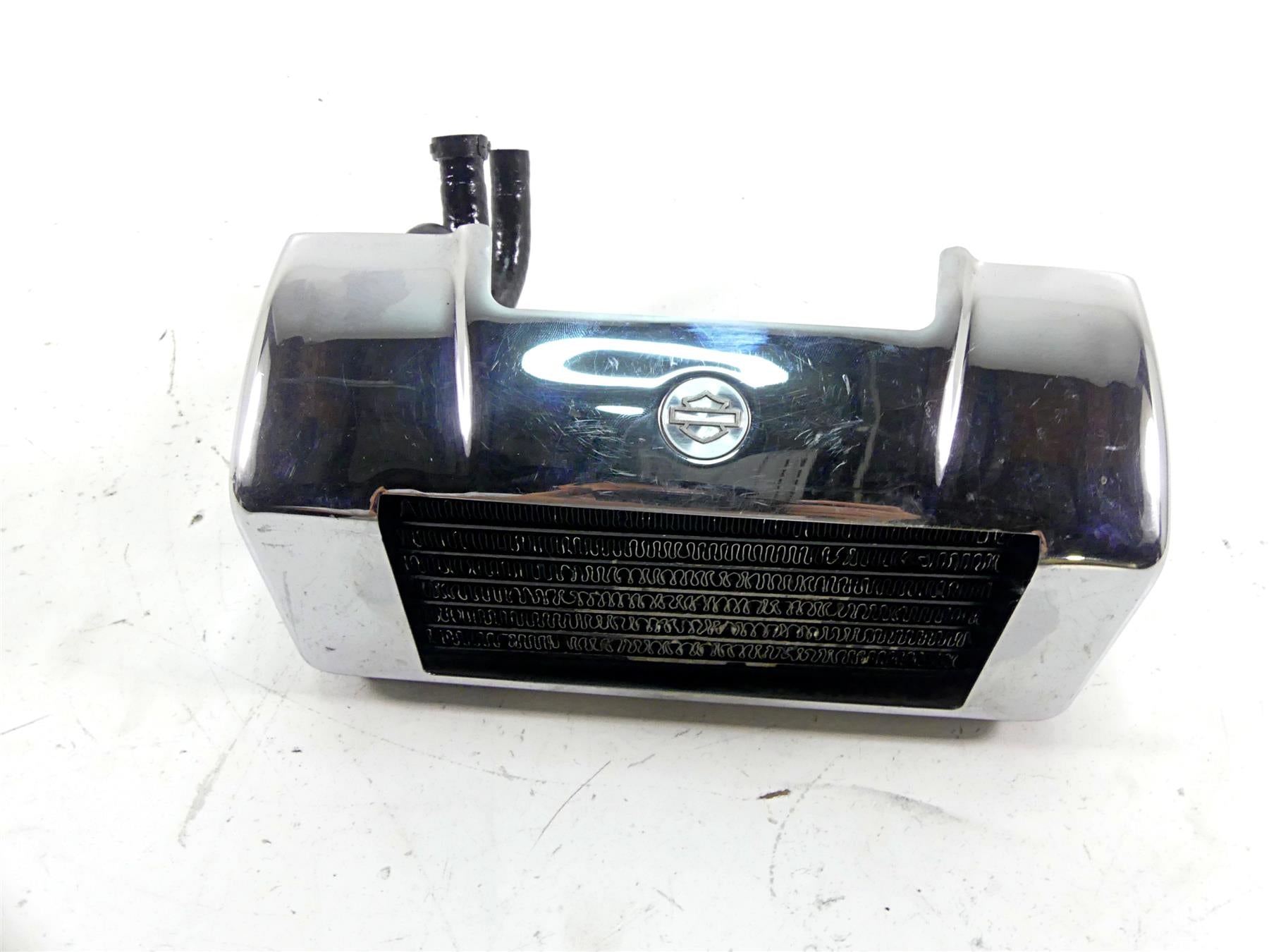 2006 Harley Touring FLHTCU SE E-Glide Oil Cooler + Chrome Cover & Hoses 62994-04 {{ shop.shopifyCountryName }} - Mototech271