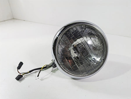 2003 Harley FLSTC Softail Heritage 100th 7" Chrome Headlight Lamp 67903-00 {{ shop.shopifyCountryName }} - Mototech271