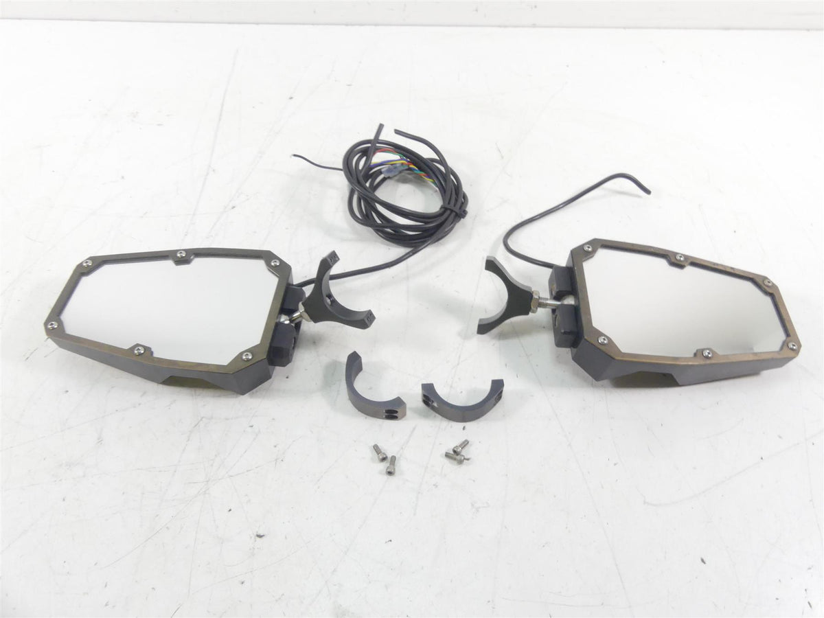 2021 Kawasaki Teryx KRX KRF 1000 Aftermarket Rear View Mirror Led Light Set {{ shop.shopifyCountryName }} - Mototech271