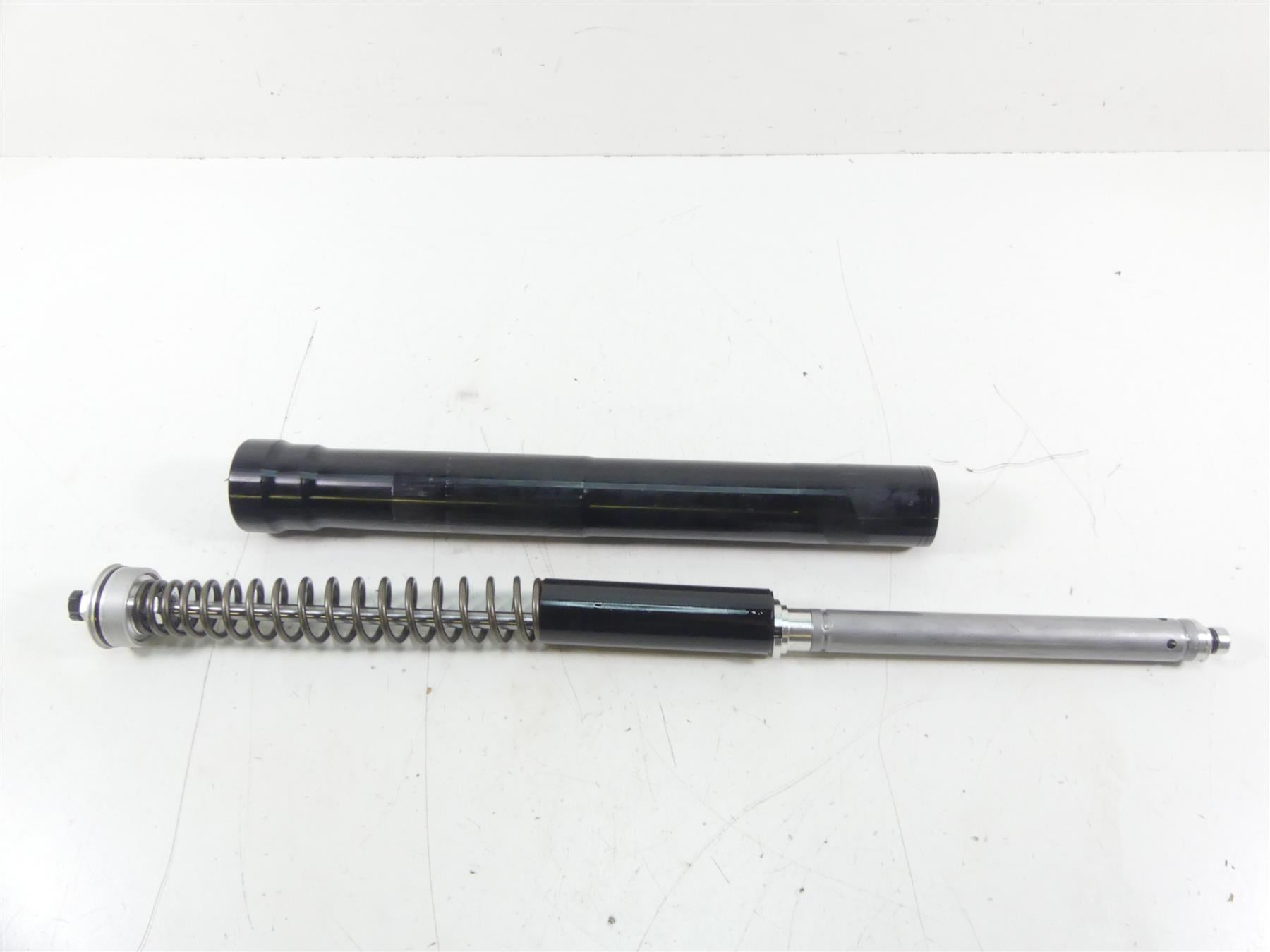 2015 Ducati Diavel Carbon Red Left Front Shock Internals + Outer Tube 34520841A {{ shop.shopifyCountryName }} - Mototech271