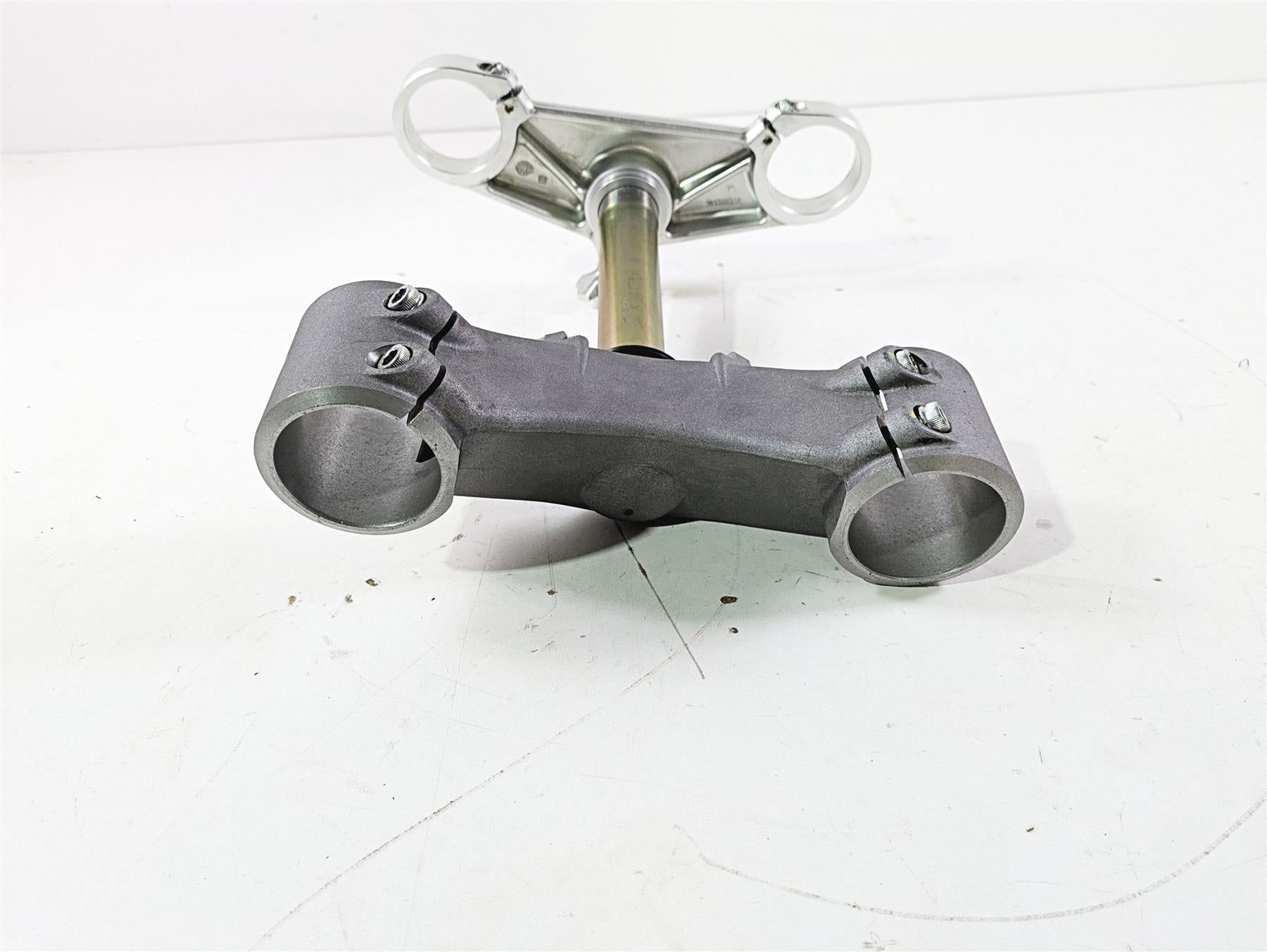 2008 Ducati SBK 1098 S Upper Lower Triple Tree Ohlins Set 34220331A 34110632A {{ shop.shopifyCountryName }} - Mototech271