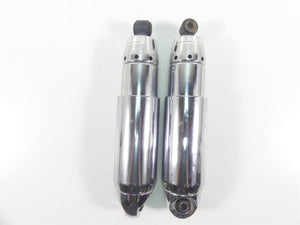 2009 Harley Dyna FXDF SE CVO Fat Bob Rear 12" Chrome Shock Damper Set 54608-04 | Mototech271