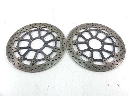 2013 Ducati Diavel Red Front Brembo Brake Disc Rotor Set 49241011A | Mototech271