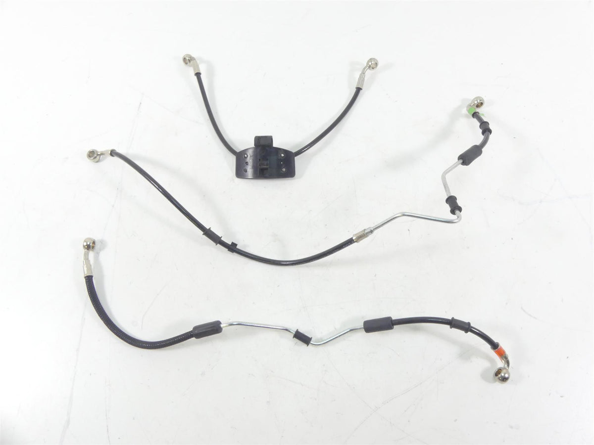2020 Ducati Panigale V2 Front Abs Brake Line Hose Tube Set 61841401AA 61841392AA {{ shop.shopifyCountryName }} - Mototech271