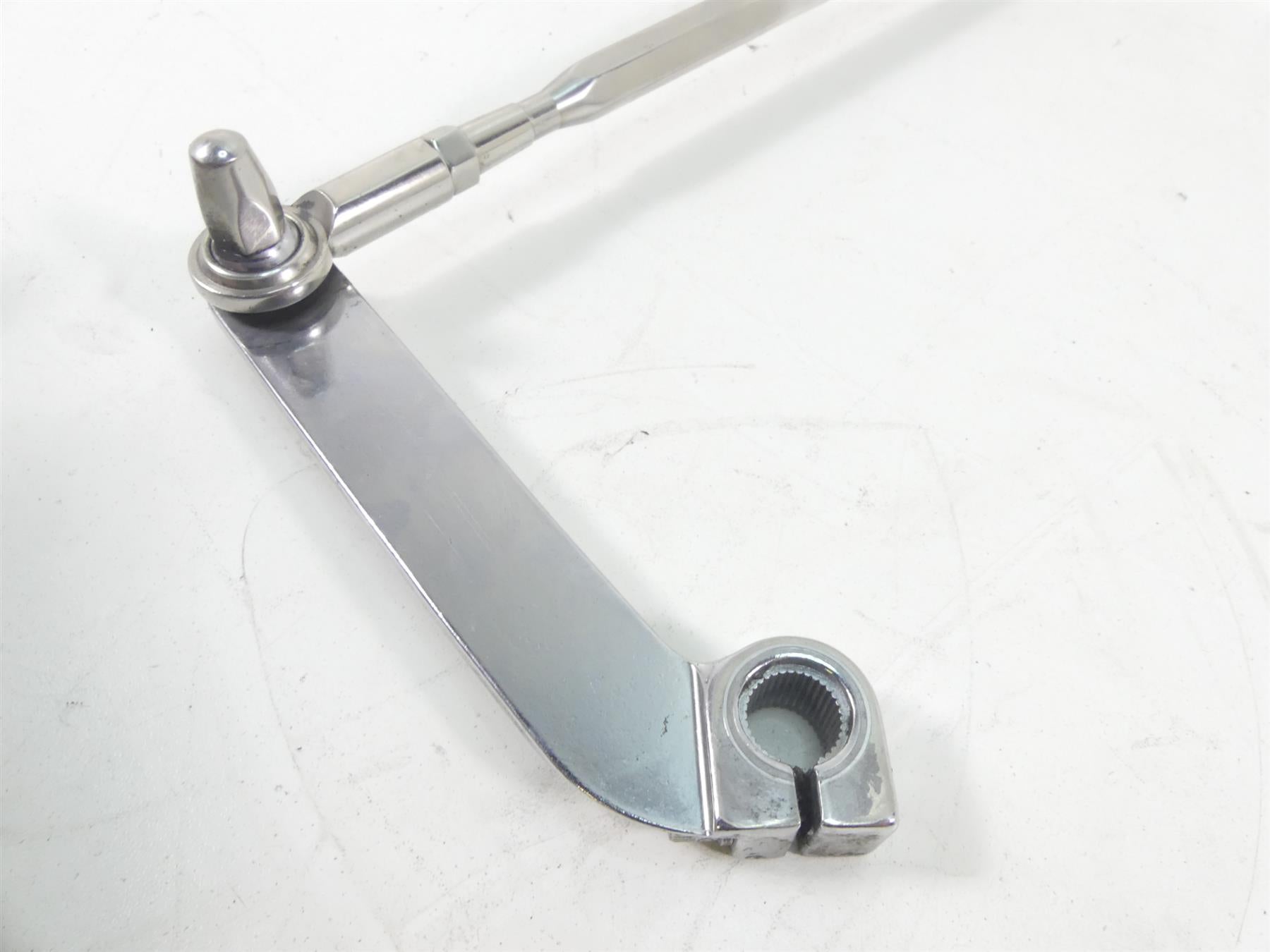 2004 Harley FLHTC SE CVO Electra Glide Chrome Shifter Lever & Linkage 34568-00 {{ shop.shopifyCountryName }} - Mototech271