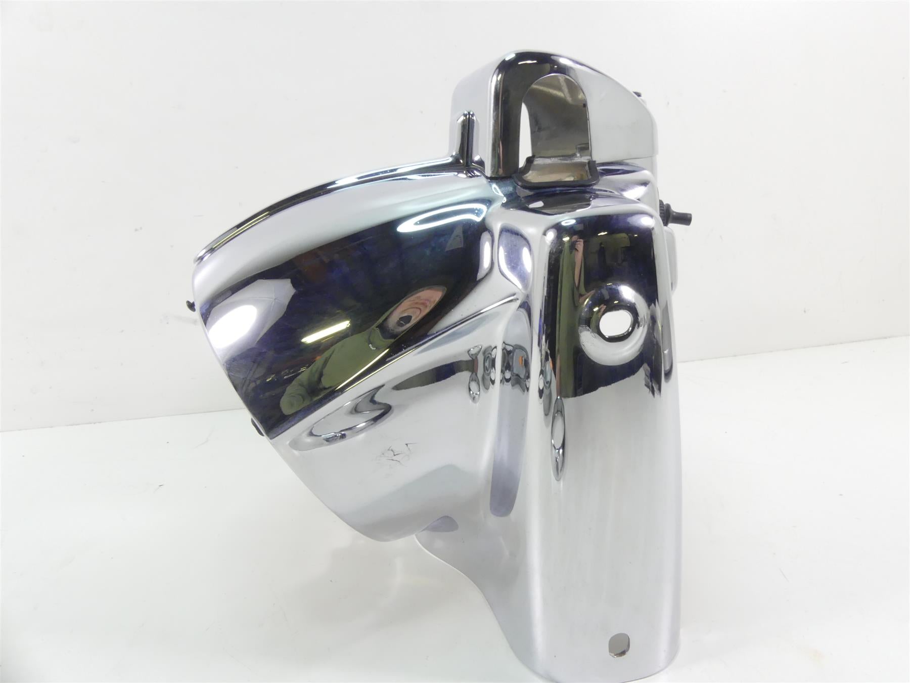 2001 Harley Touring FLHRCI Road King Nacelle Chrome Headlight Cover Set 67674-94 {{ shop.shopifyCountryName }} - Mototech271