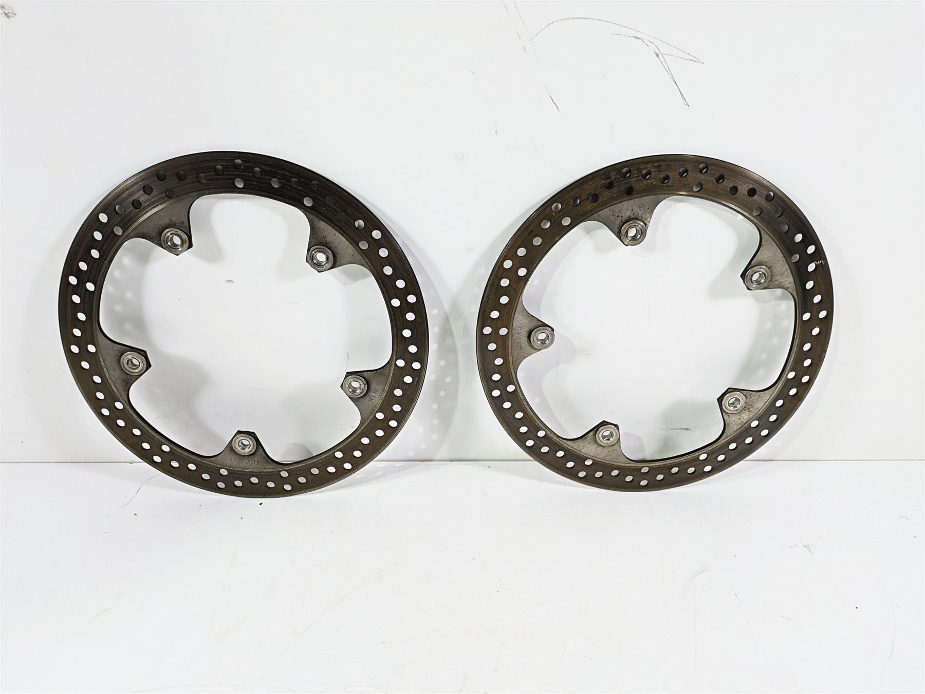 2012 BMW R1200R K27 Front Brake Disc Rotor Set 34117701459 | Mototech271