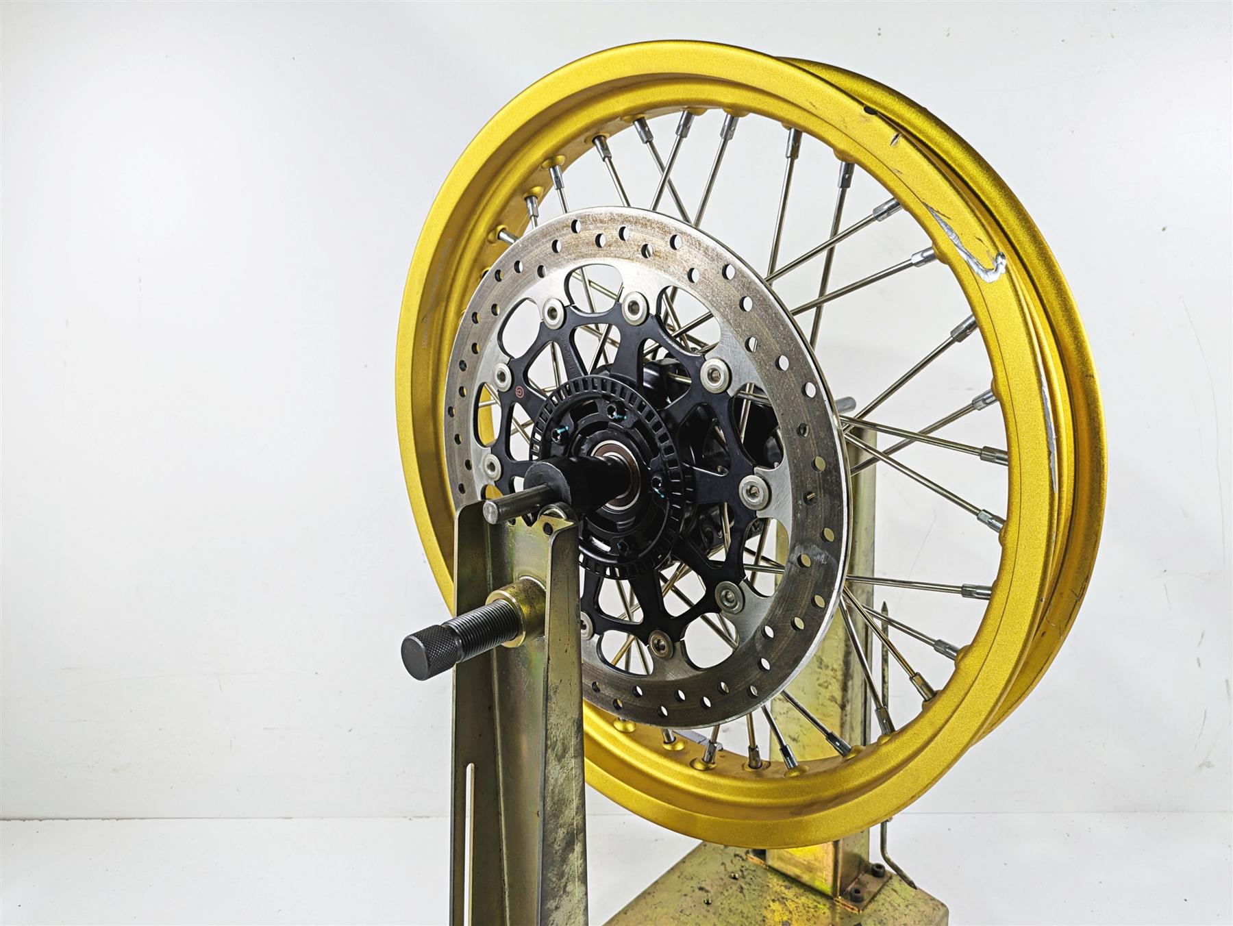 2022 Ducati Scrambler Desert Sled 19x3 Front Wheel Rim - Bent 50122601AA {{ shop.shopifyCountryName }} - Mototech271