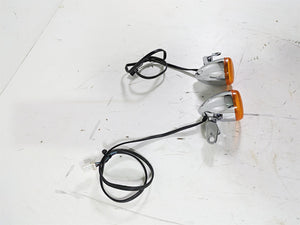 2012 Harley FLD Dyna Switchback Chrome Front Turn Signal Blinker Set 68972-00 | Mototech271