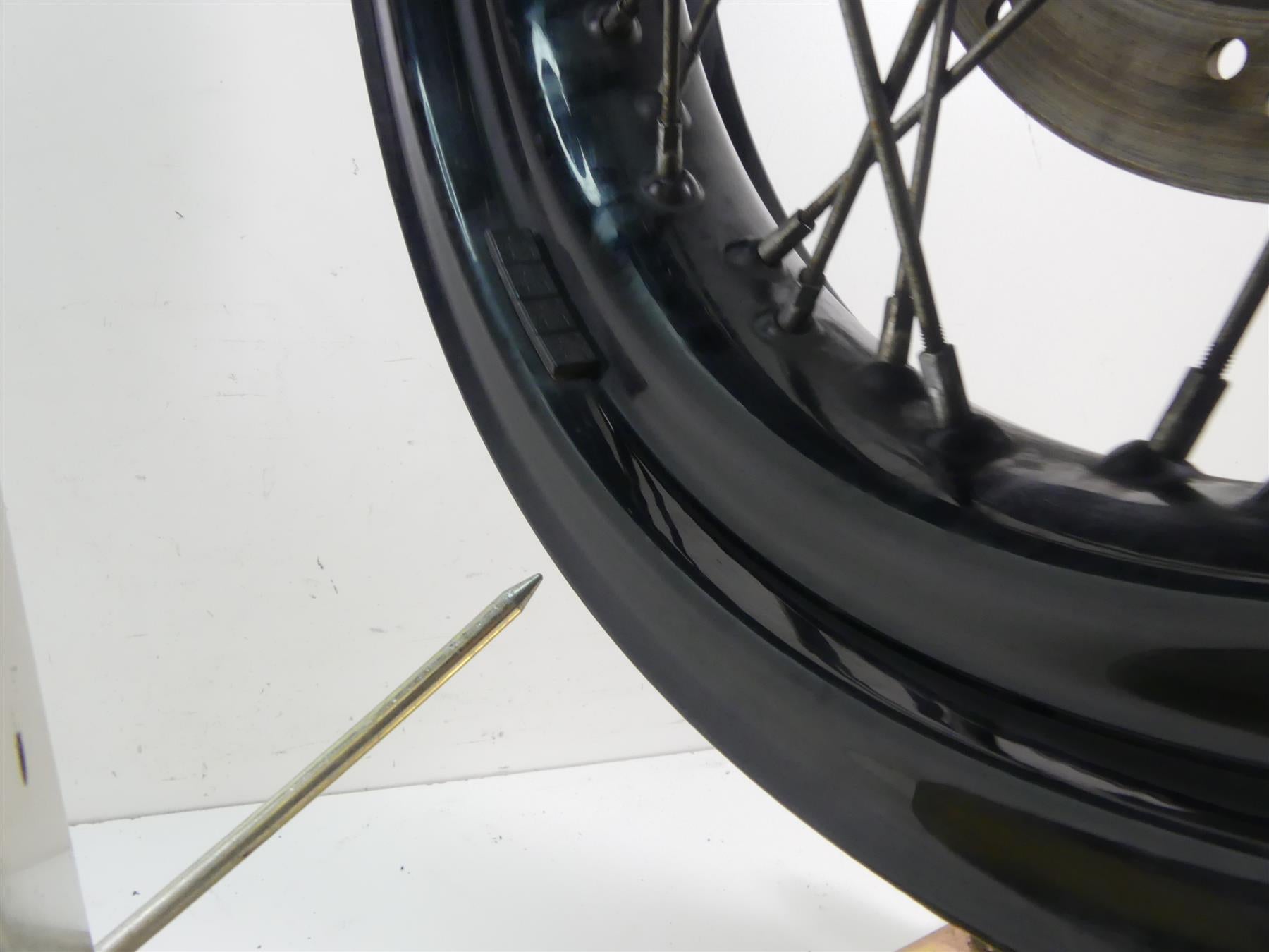2013 Harley FXDWG Dyna Wide Glide Straight Rear Spoke Wheel Rim 17x4.5 41430-09 {{ shop.shopifyCountryName }} - Mototech271