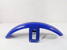 Load image into Gallery viewer, 2008 Ultima Motorcycles Fat Bastard Front Fender Blue - for 21&quot; Wheels
