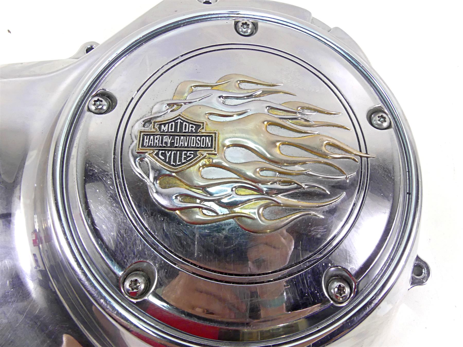 2007 Harley Touring FLHRC Road King Outer Primary Drive Clutch Cover 60685-07 {{ shop.shopifyCountryName }} - Mototech271